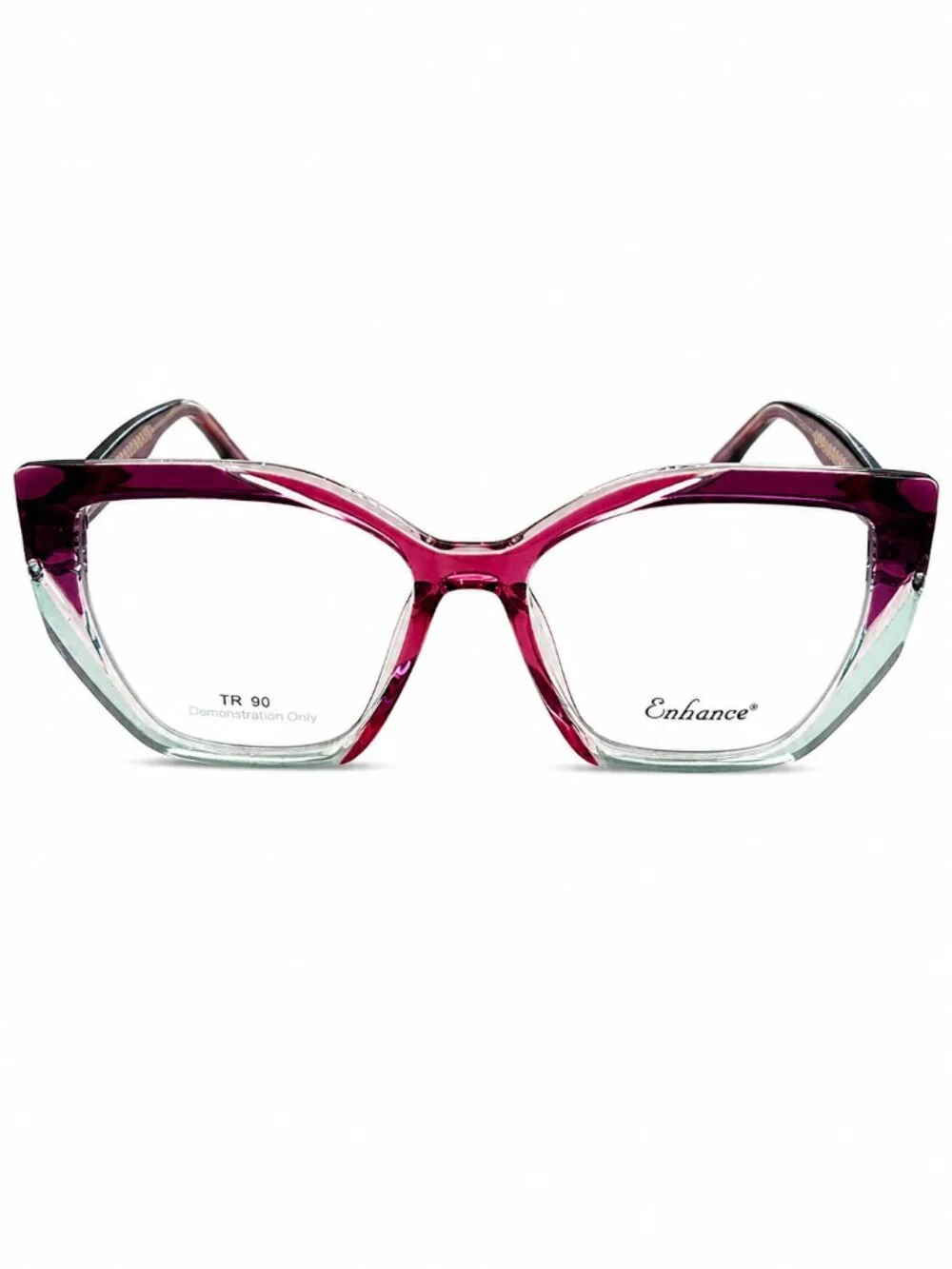 Enhance EN4488 Purple Crystal 54-17-150 Eyeglass Frames - Picture 9 of 10